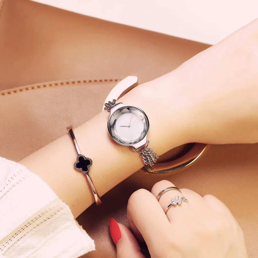 GUANQIN часы браслет сапфировые женские золотые наручные часы для женщин из нержавеющей стали женские часы водонепроницаемые reloj mujer