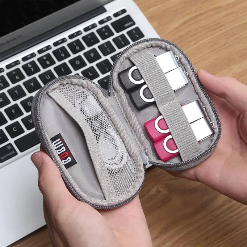 

BUBM 4 Style Earphone Holder Case Protection Bag For Headset Accessories Earbuds Memory Card USB Cable Bag Travel Carrying Case