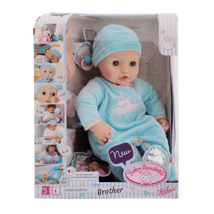 Кукла-мальчик Baby Annabell многофункциональная 46 см | Игрушки и хобби