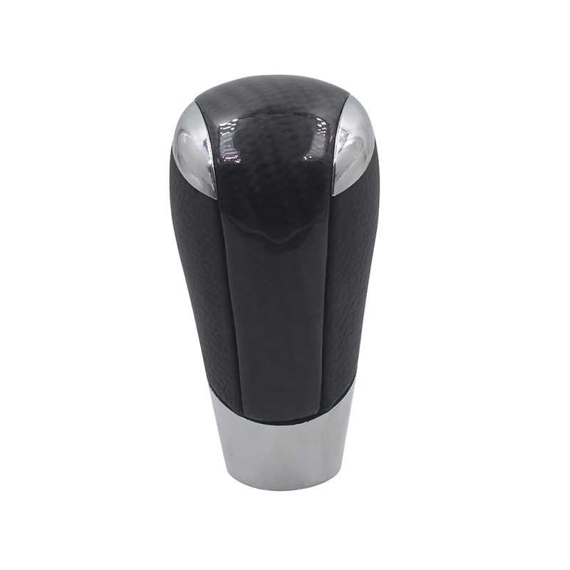 YOLU автоматическая коробка передач для Opel Vectra Shifter кожаная автоматическая ручка переключения передач черный/красный/синий Универсальный Автомобильный Стайлинг - Название цвета: Черный
