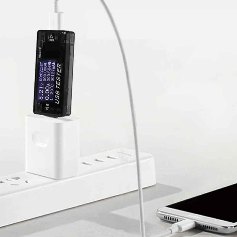 8 в 1 ЖК-дисплей USB индикатор напряжения тока зарядное устройство измеритель емкости power Bank