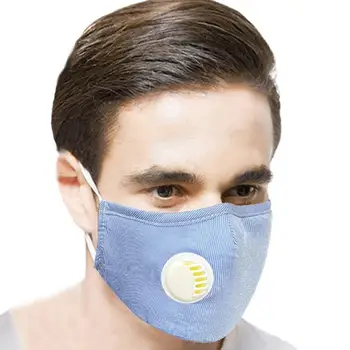 

PM2.5 Mask Cotton Activated Carbon Filter Dust Proof Mouth Mask with Breather Valves mascarillas desechables masque visage