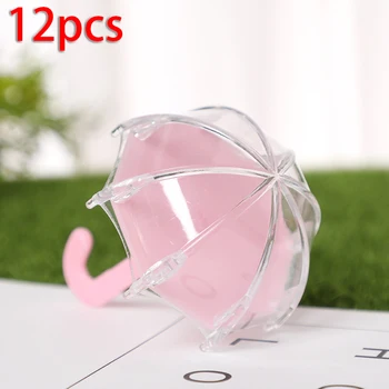 

12Pcs Mini Umbrella Shape Candy Box Small Gift Boxes Wedding Party Favor Decor Small Umbrella Candy Boxes