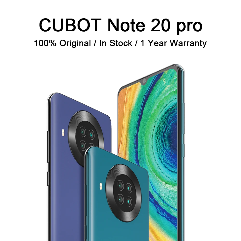 6GB 128GB Smartphone CUBOT Note 20 Pro NFC 6 5 HD Display 20MP Quad