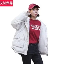 AliExpress, стиль, хлопковая стеганая одежда для женщин, зима, корейский стиль, короткий пуховик, хлопковая стеганая одежда, большой размер L