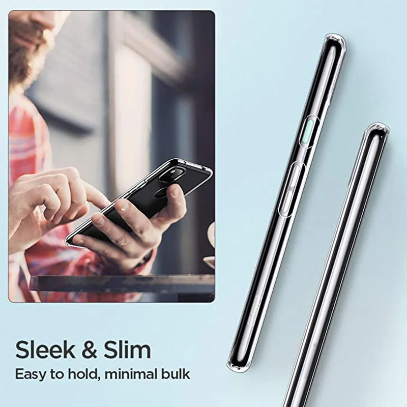 Crystal Clear Silicone TPU Phone Case | Non-Yellowing, Ultra-Thin, Transparent Back Cover