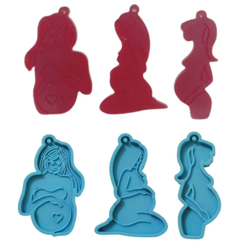 Брелки для грудного вскармливания мамы блестящая силиконовая форма сделай сам