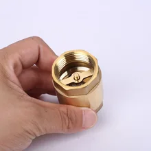 Латунный в линии пружинный обратный клапан резьба односторонний обратный клапан для жидкого газа SNO88