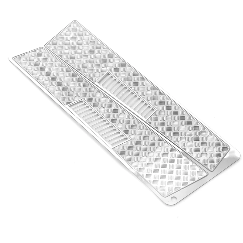 1 пара металлическая крышка для двигателя противоскользящее украшение 1/10 RC Crawler