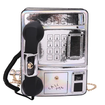 

Retro Telephone Design Female Crossbody Bag Niche Cool Popular Personality Shoulder Bags for Women 2020
