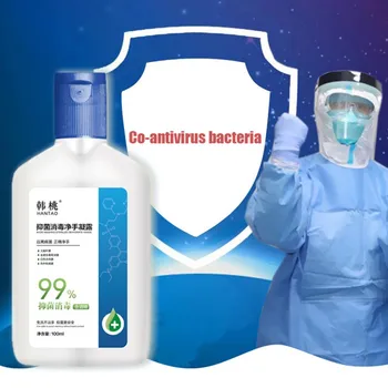 

100ml Disposable Alcohol Cleansing Fluid Travel Portable Hand Sanitizer Gel Leak Proof No Clean Waterless Gel