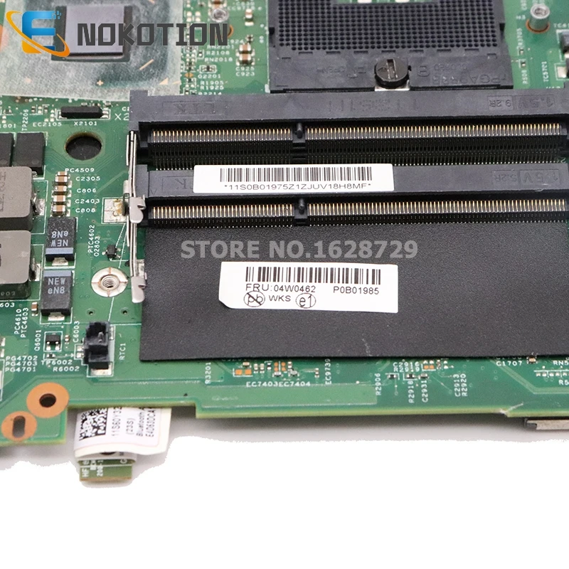 NOKOTION для lenovo thinkpad edge E420 Материнская плата ноутбука 04W0462 основная плата HM65 DDR3 HD6630M 1 Гб