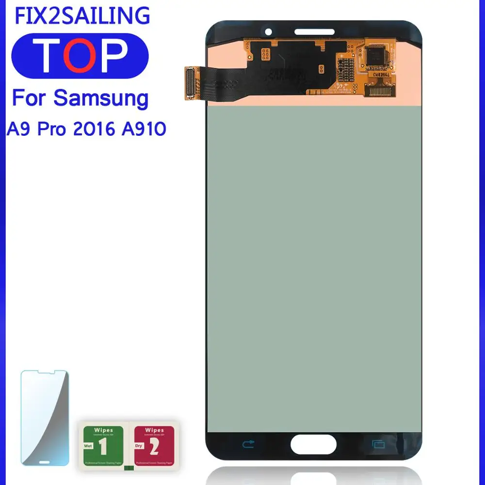 ЖК дисплей для SAMSUNG GALAXY A9 Pro 2016 A910 OLED A9100 сенсорный экран протестированный