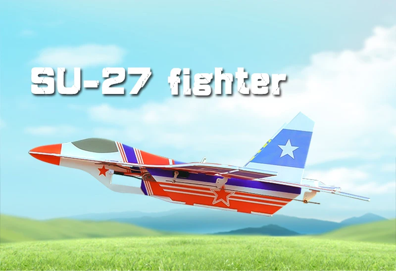Мини Su27 RC Самолет RC самолет с фиксированным крылом с передатчиком с приемником и запасными частями для DIY RC модели