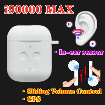 

Original i90000 Max TWS Air 2 Change Name Position Bluetooth Headset In-Ear Sensor Slide Adjust Volume Pki90000 Pro i10000 i9000