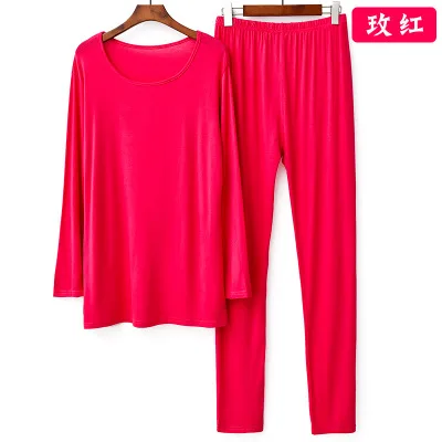 Women Pajamas Set Modal Cotton Sleepwear 3XL-7XL 45 To 110 KG