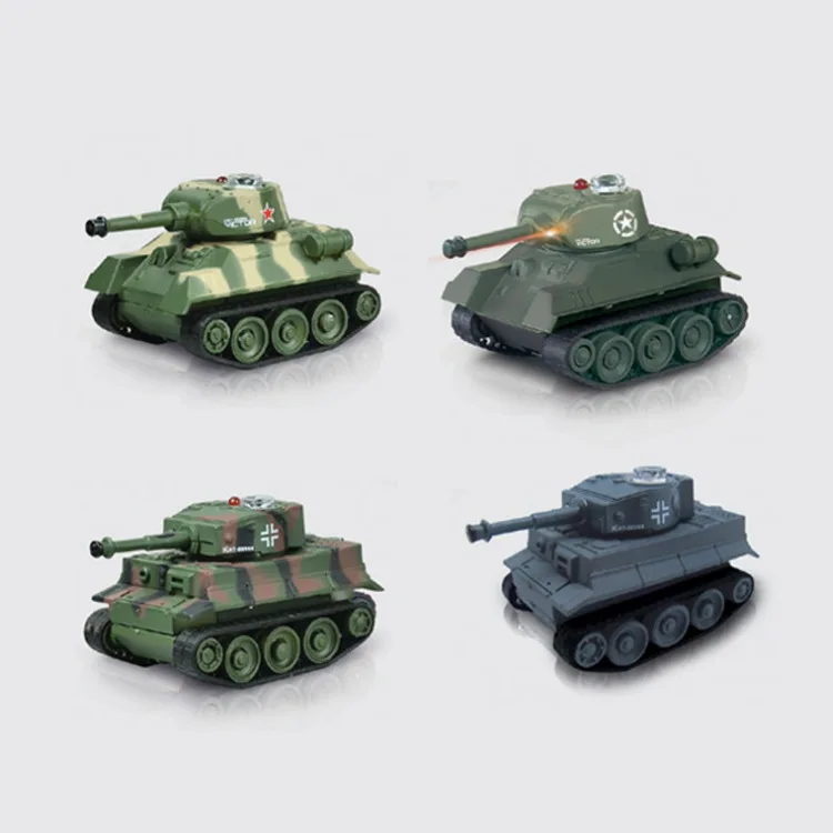 

6.5 Centimeter Mini Model Infrared Play with Your Partner Wireless Remote Control Tank Military Model Toy
