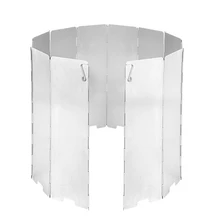 16 напольная походная плита лобовое стекло ультра светильник Складная с вилкой ветрозащитная пластина с тканевой сумкой Кассетная печь