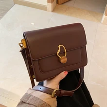 В стиле ретро; в гонконгском стиле сумка для женщин Новая мода версия Универсальный текстуры сумка на одно плечо Маленькая квадратная сумка