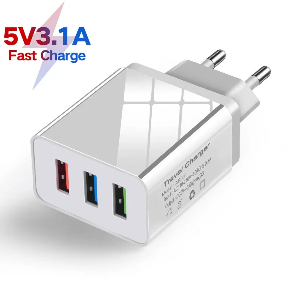 

USB Charger Travel Mobile Phone Charger Fast Charging Wall Charger For iPhone 11 X XS 7 8 Samsung Xiaomi LG For Huawei P30 Pro