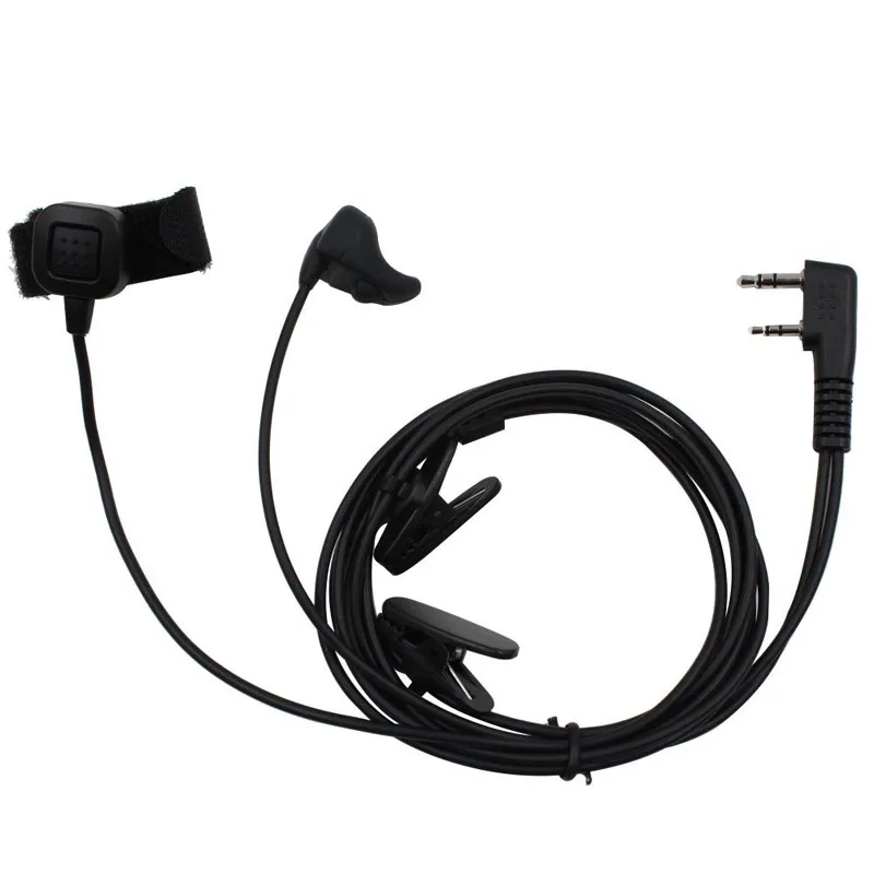 2-контактный Динамик для наушников Kenwood Baofeng костный вибратор 888S | Электроника