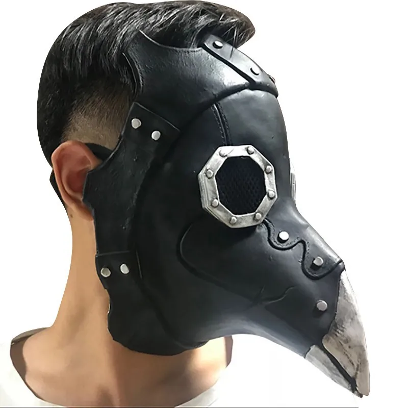 Маска пеннивайза для Хэллоуина ужас ворона птица рот чума докторская маска с