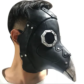 

Pennywise Mask Halloween Horror Crow Bird Mouth Plague Doctor Beak Mask Latex Party Mask Masquerade Costumes Festive Fancy Masks