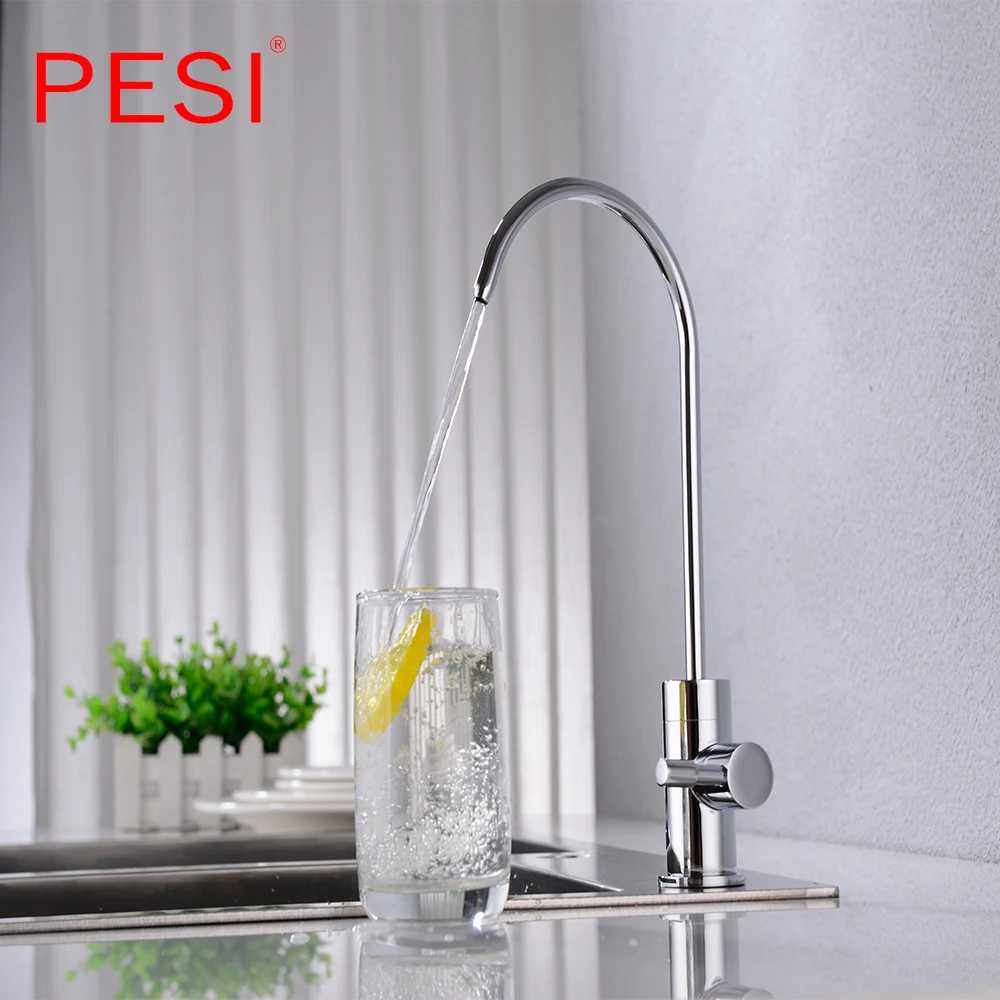 

Lead-free Drinking Water Tap Solid Brass Kitchen Purifying Tap For Filter Purify System such as Reverse Osmosis,Matte Black.