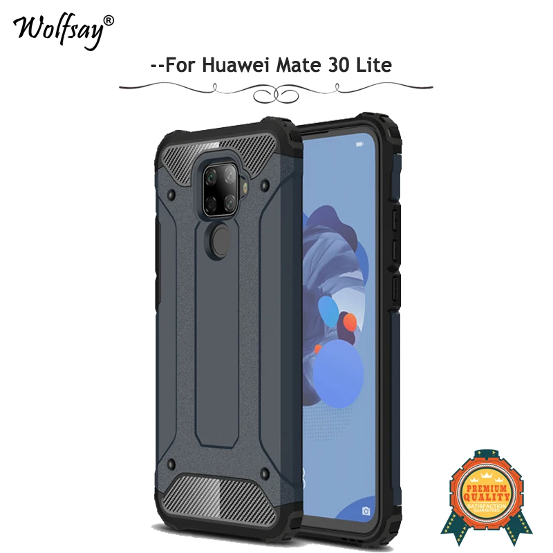 

For Huawei Mate 30 Lite Case Armor Rubber Hard Phone Case For Huawei Mate 30 Lite Protective Cover For Huawei Mate 30 Lite Funda
