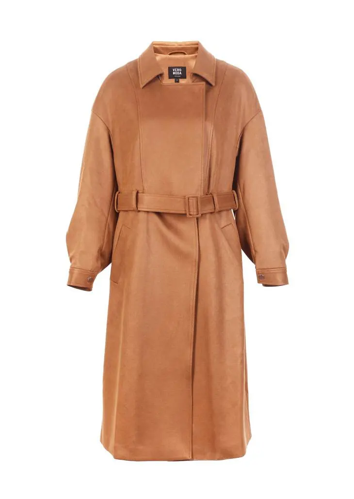 Vero Moda женский OL лацкан на шнуровке потайные пуговицы Тренч | 319109502