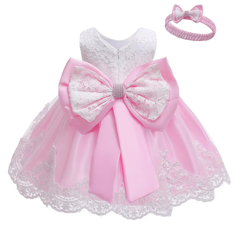 Платье для малышей с блестками; кружевное платье на крестины с цветочным рисунком; Одежда для новорожденных; праздничный костюм принцессы на день рождения для маленьких девочек