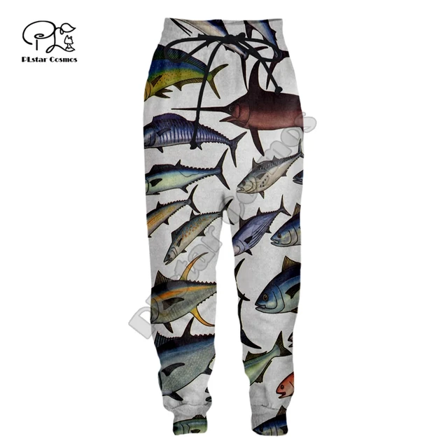PLstar Cosmos Fishing Marlin Mahi Bass Tuna Fisher Camo Streetwear  Sweatpants 3DPrint Men/Women Joggers Pants Funny Trousers A7 - AliExpress
