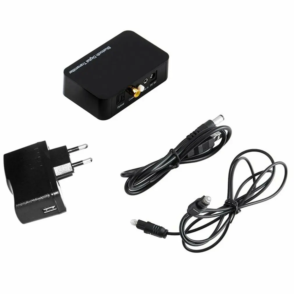 

BTDF01 Digital Transmitter A2DP/IOPT Optical Fiber Input 3.5mm Analog Audio Input Music 2.1 Transmission