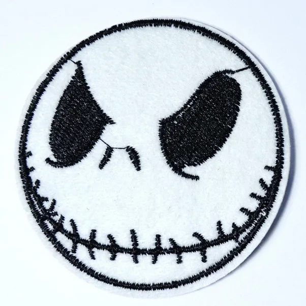 Лидер продаж! Джек Скеллингтон Кошмар перед Рождеством патч для глажки на