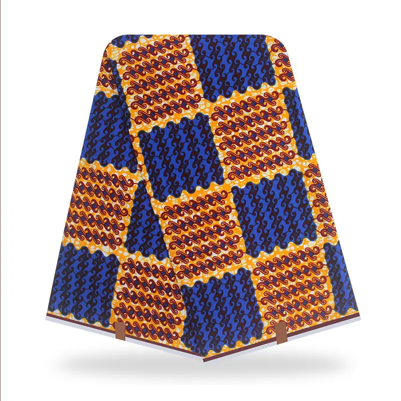 

African Wax Fabrics 100% Cotton High Quality Ghana Real Wax Pagne Materials for Dress Ankara Fabric African Real Wax Print