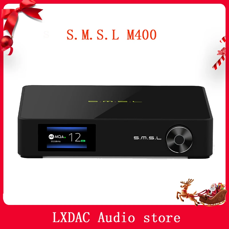 SMSL M400 ЦАП чип AK4499 Поддержка MQA декодирования DSD 32 бит 768 кГц USB XMOS XU216 Bluetooth ТПП