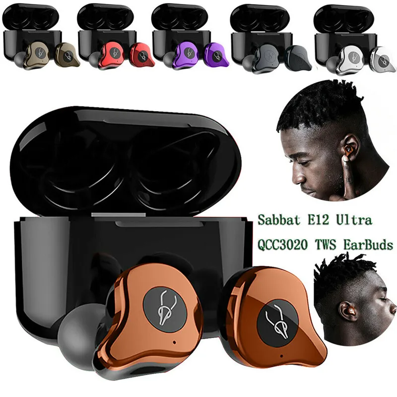 Оригинальный Sabbat E12 Ultra/E12/X12 Pro TWS, беспроводные Bluetooth 5,0 наушники, спортивные Hi Fi наушники вкладыши, стерео наушники с шумоподавлением|Наушники и гарнитуры| | АлиЭкспресс