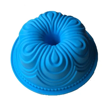 

Large Hollow Round 9 Inch Chiffon Cake Mold Gear Plate, Silicone Cake Mold, Baking Tool Easy To Release K975