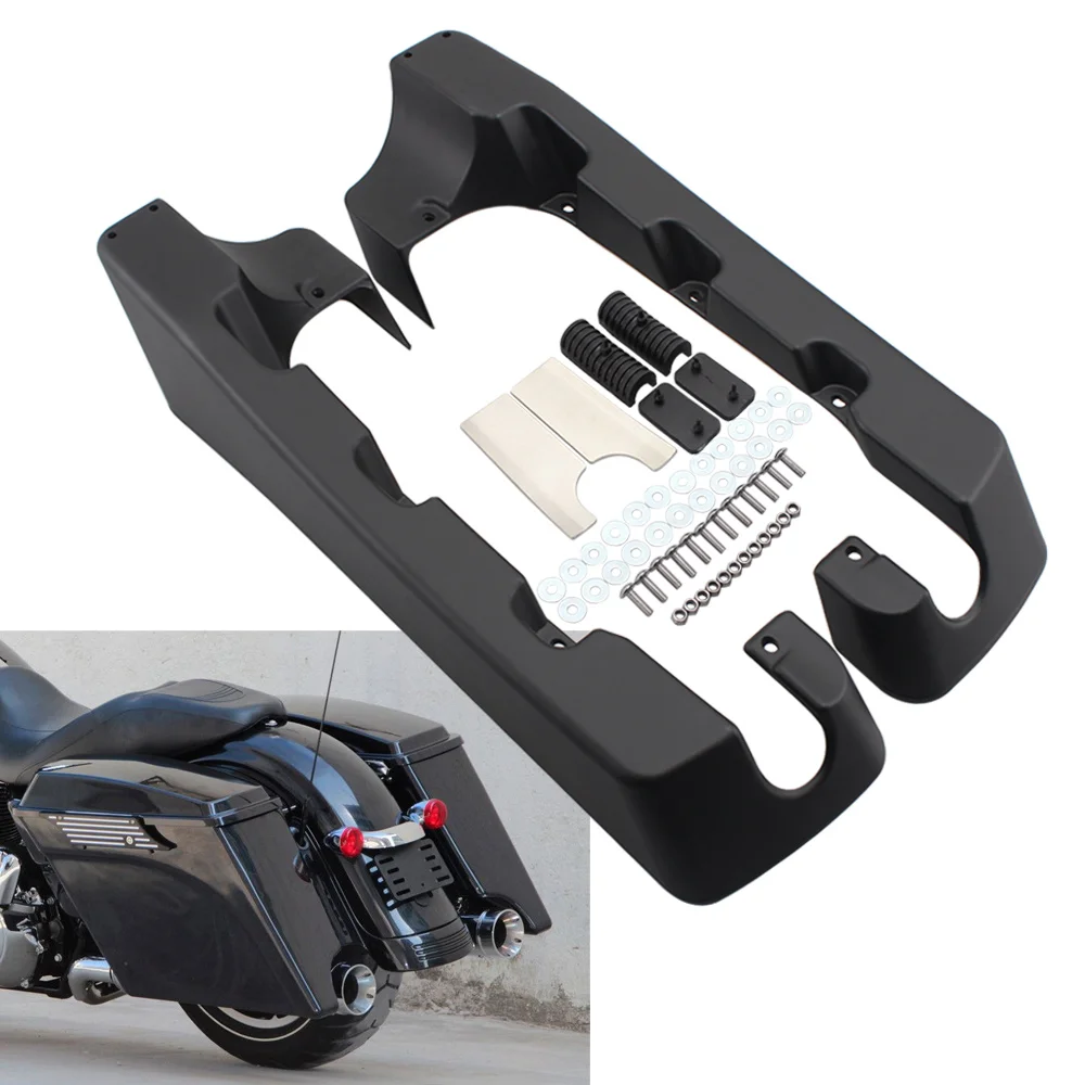 

4" Hard Stretched SaddleBag Extension For Harley Touring Road Glide Road King Ultra Street Glide Electra Glide Models 1994-2020