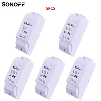 

5PCS Sonoff TH16 TH10 WiFi Smart Switch AM2301 Temperature Humidity Sensor DS1820 Waterproof Temperature Humidity Transmitter