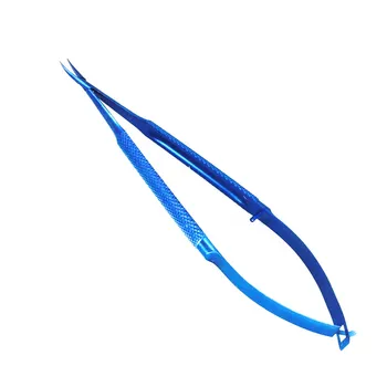 

16cm Barraquer Needle Holder Without lock curved ophthalmic surgical instrument