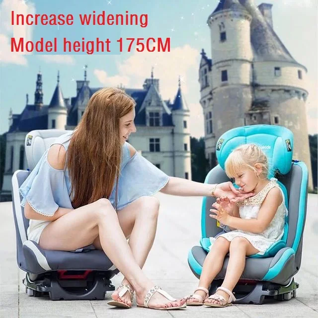 Innokids Child Safety Seat 360 Degrees Rotation Baby Car Seat Around 0-12 Years Old Sitting and Lying Isofix Latch