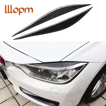 

New Carbon Fiber Headlights Eyebrows Eyelids for BMW F30 320i 325i 316i Front Headlamp Eyebrows 3 series 2013-2015 accessories