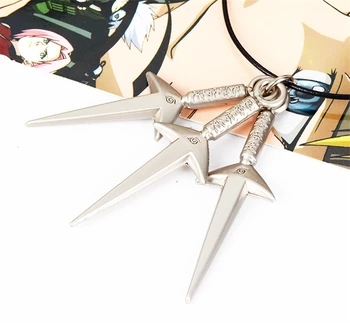 

NARUTO Cosplay Pendant Necklace Keychain Arms Model COS Accessories Props Anime Adult Men Ms Christmas Halloween Gift