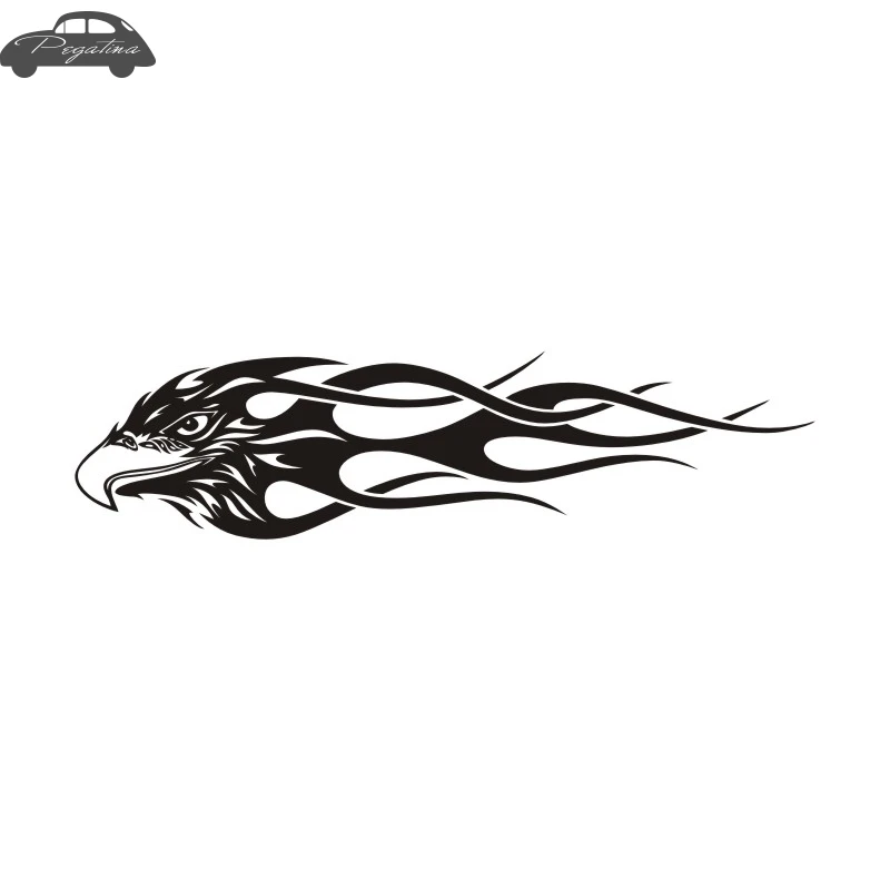 Pegatina Eagle Car Door Aigle Sticker Hawk Decal Long Decal Posters Wall Decals Quadro Parede Decor Mural Wild Animal Sticker