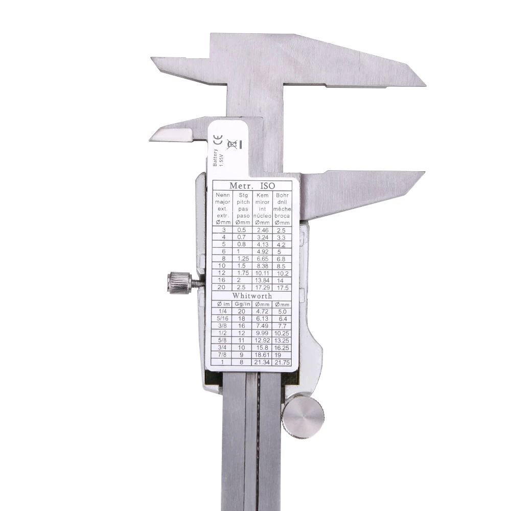 150mm Vernier Calipers Measuring Tool Stainless Steel Digital Caliper 6 inch Measuring Instrument