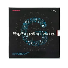 Новинка SANWEI GEARS 2,0(Шестерня 2,0, наполовину липкая, задняя сторона контр-атака) резиновая губка для пинг-понга для настольного тенниса