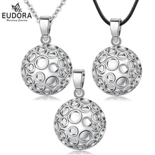 EUDORA беременность мяч 22 мм специальный дизайн узор беременной колокольчик шар кулон ожерелье гармония бола Ангел звонящий ювелирные изделия B296