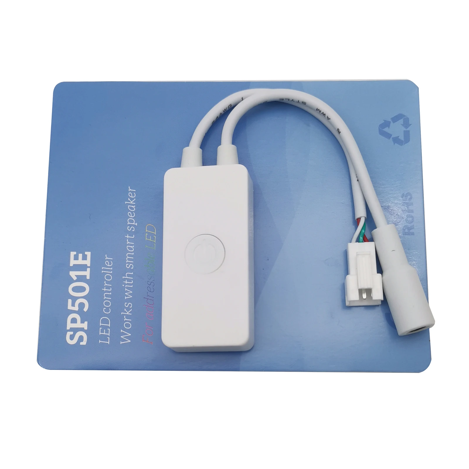 SP501E умный wifi-контроллер динамик Голосовое управление цифровой Пиксельной полосы света DC5-24V wifi-SPI светодиодная полоса с адресом света