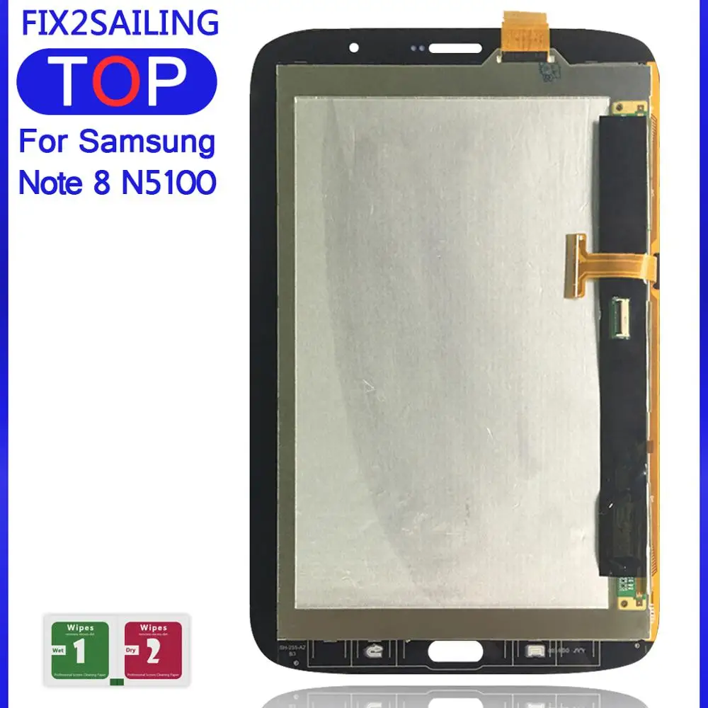 Для samsung Galaxy Note 8 GT-N5100 N5110 сенсорный экран дигитайзер панель Стекло+ ЖК-дисплей панель монитор в сборе